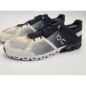 On Running Cloudflow Mens 13 Gray White Running Shoes Performance Trainer EUC